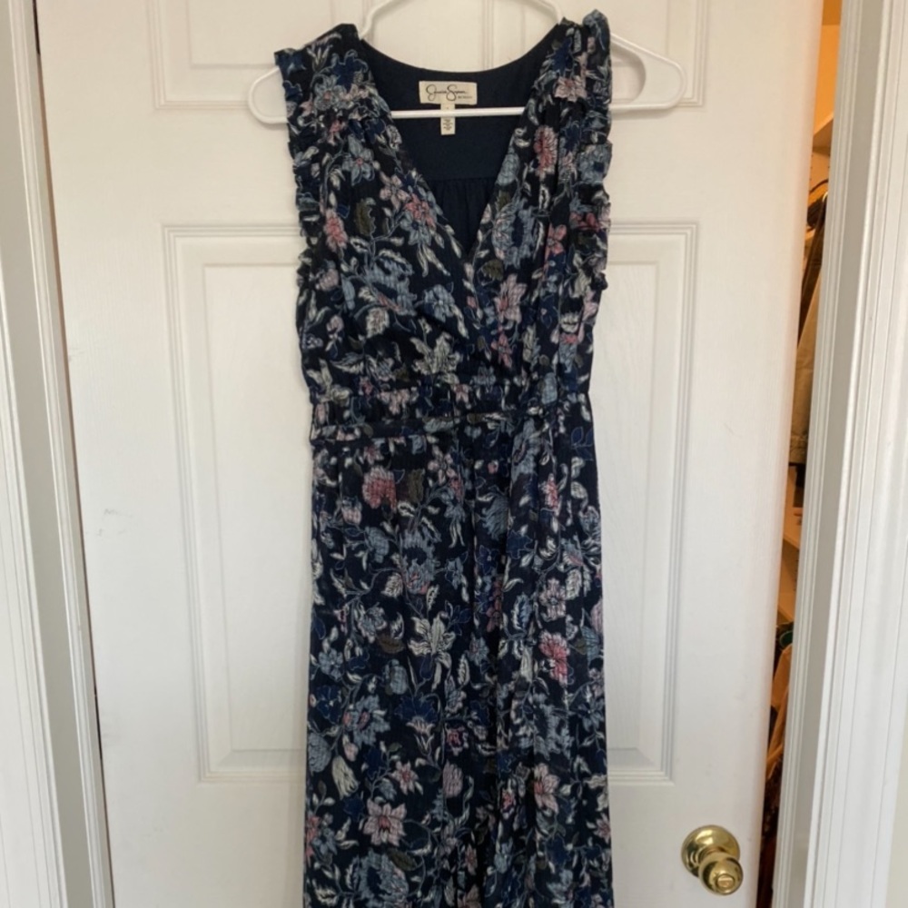 Jessica Simpson floral maternity dress